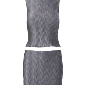 Princess Polly Gray Textured Set